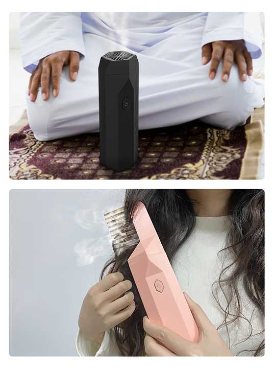 2-in-1 Hair Bakhoor Comb with Diffuser