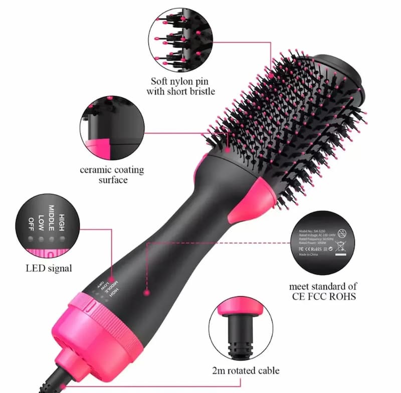 One Step 3-in-1 Electric Hot Air Brush