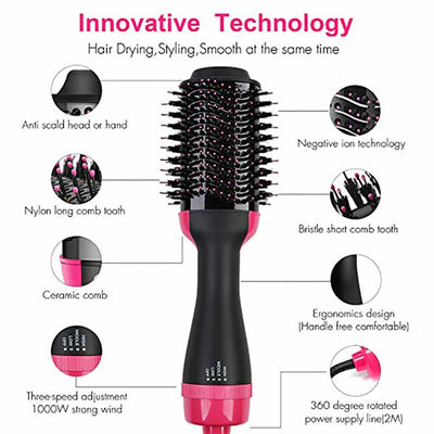 One Step 3-in-1 Electric Hot Air Brush