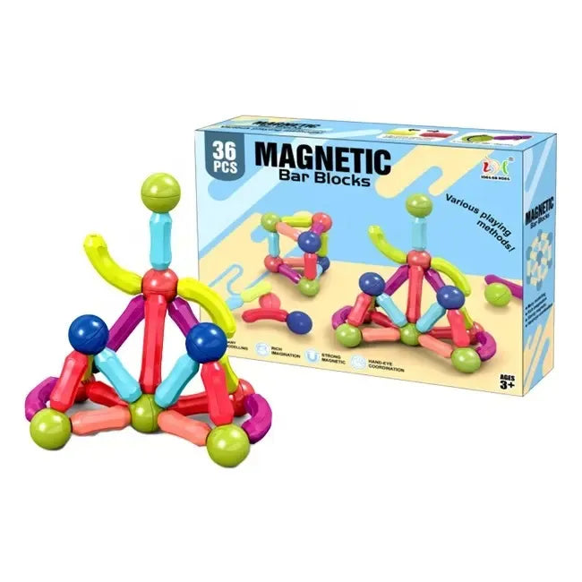 Magnetic Building Blocks Toy – 36 & 42-Piece Set